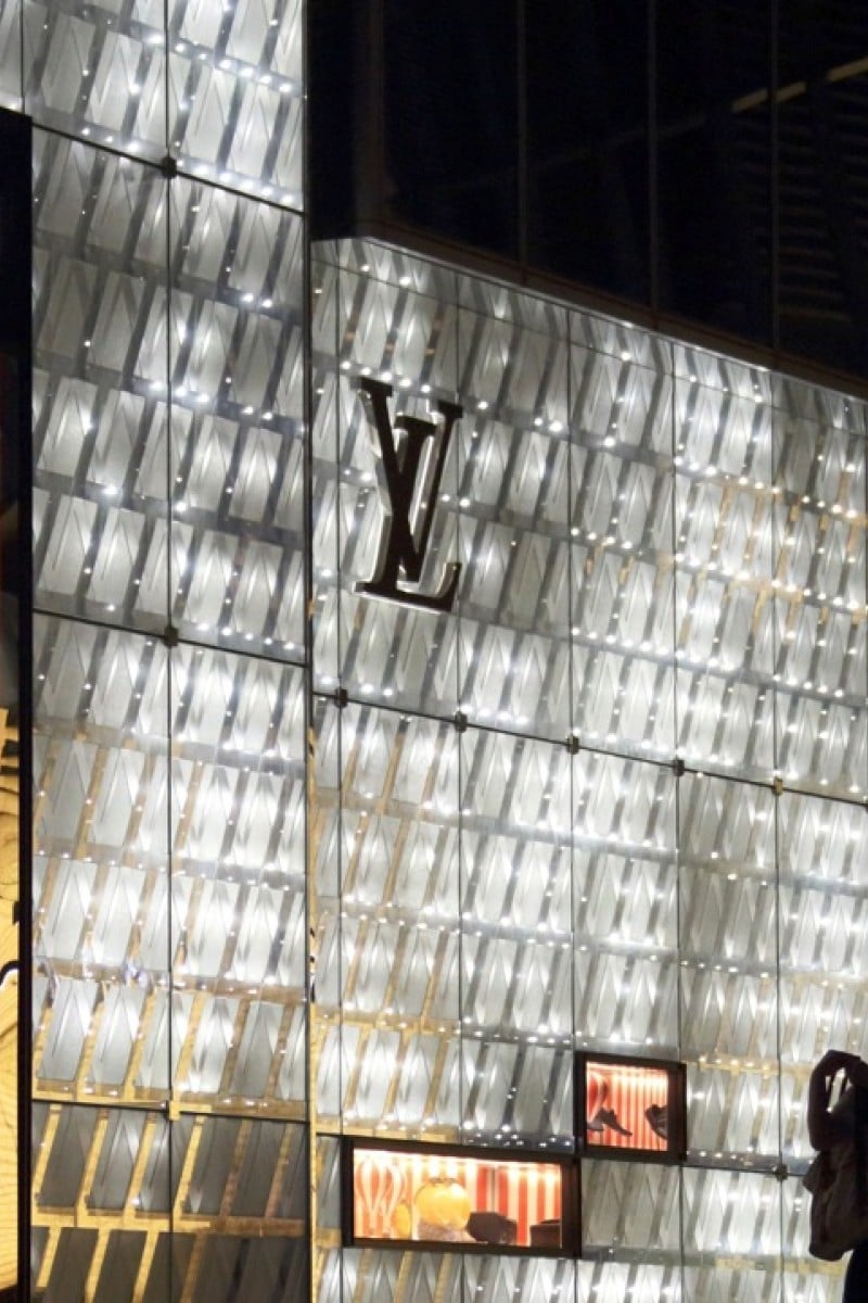 Louis Vuitton - A window display at the Louis Vuitton Plaza 66