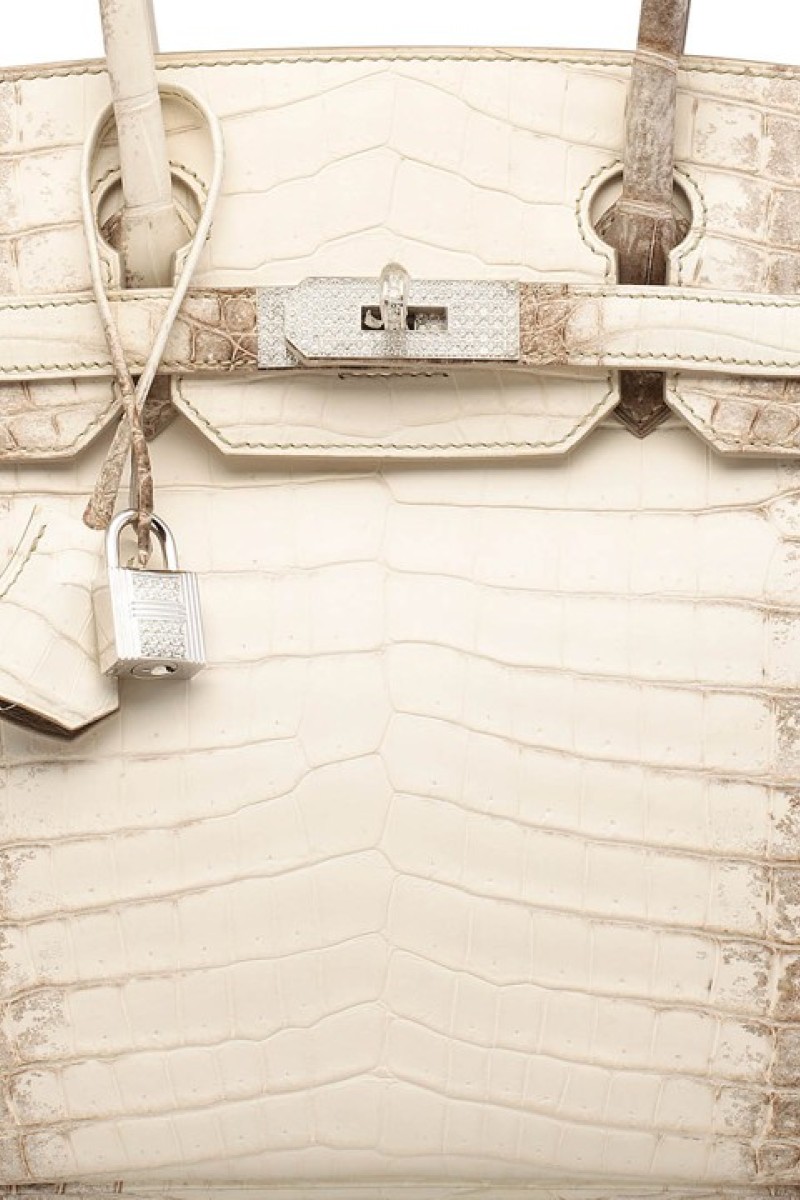 White crocodile birkin on sale price