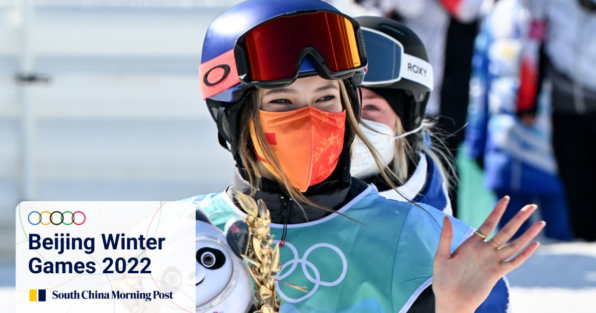 Victoria's Secret fashion model Eileen Gu wins ski gold at Winter Olympics  as British schoolgirl Kirsty Muir comes fifth