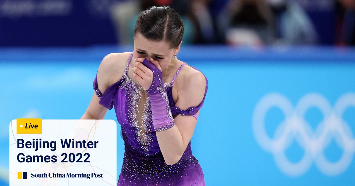 Winter Olympics Tearful Kamila Valieva Takes Lead In Figure Skating After Short Programme Zhu 6263