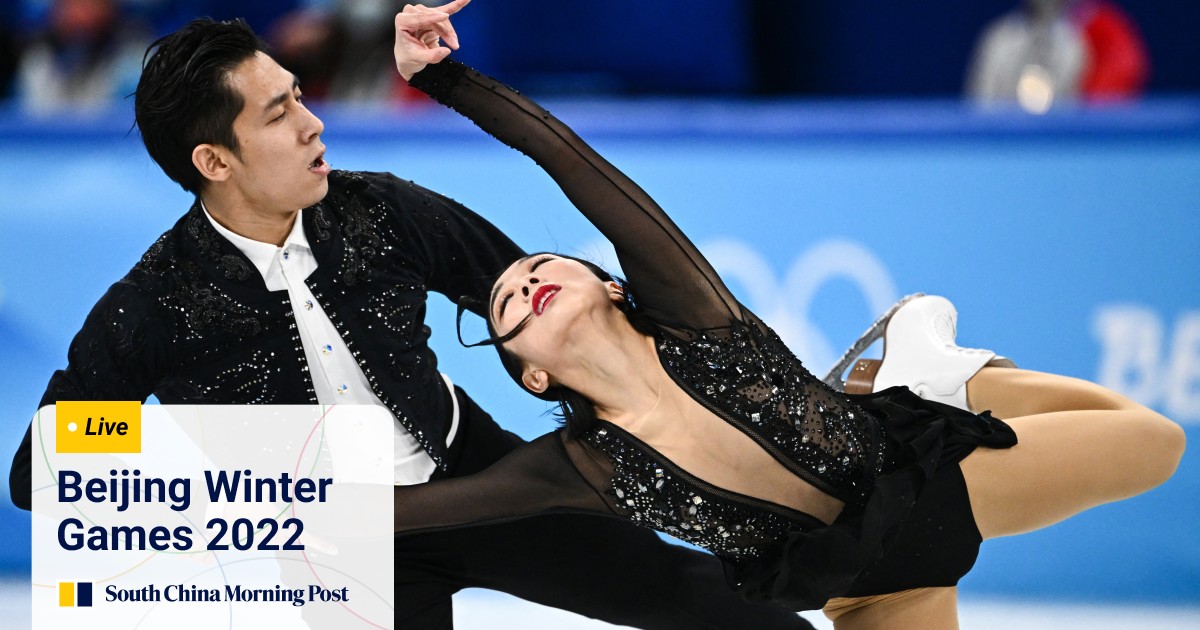 Winter Olympics Chinese figure skating pair Sui Wenjing and Han Cong