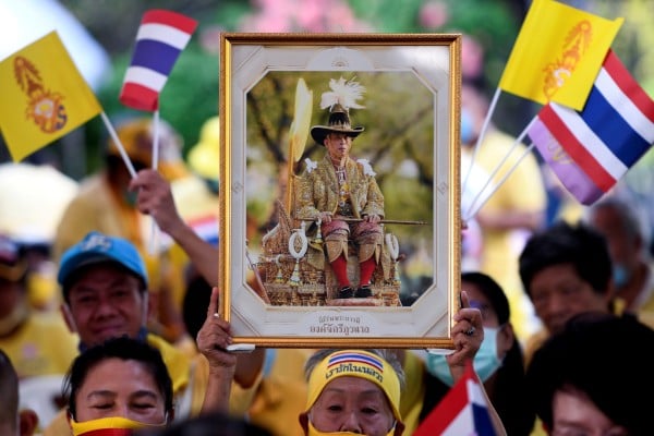 A portrait of Thailand’s King Maha Vajiralongkorn. Photo: Reuters A portrait of Thailand’s King Maha Vajiralongkorn. Photo: Reuters