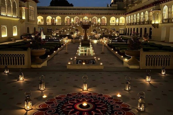 The Rambagh Palace in Jaipur, India. Photo: Instagram The Rambagh Palace in Jaipur, India. Photo: Instagram