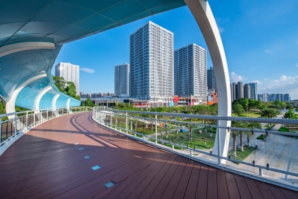 Cityscape of Nansha Free Trade Zone, Guangzhou, China. Photo: Shutterstock