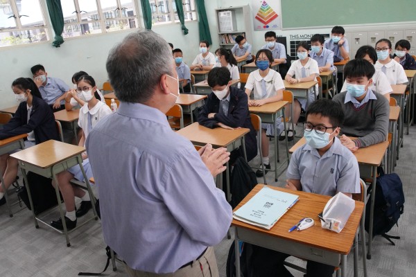 Unvaccinated Hong Kong teachers could face disciplinary action for entering local schools under new rules announced on Thursday. Photo: Winson Wong