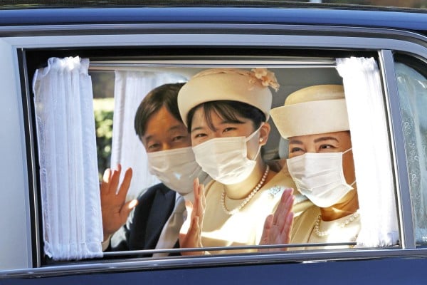 Japan’s Emperor Naruhito, Empress Masako and their daughter Princess Aiko. Photo: Reuters