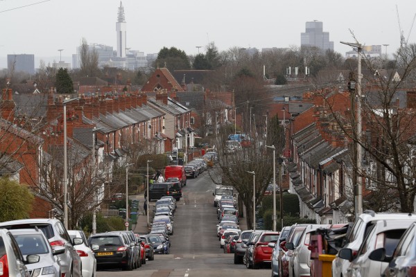 A street in Birmingham city lined with terraced houses on January 28, 2021. Photo: Bloomberg A street in Birmingham city lined with terraced houses on January 28, 2021. Photo: Bloomberg