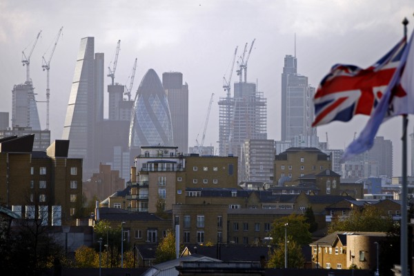 In central London, average prices rose by 2.1 per cent in the year to March, which was the strongest annual rate of growth since May 2015, according to property consultancy Knight Frank. Photo: AFP