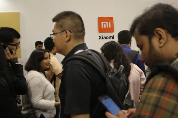 Guests gather to check out Xiaomi’s newly launched products in Bangalore, India in 2019. Photo: AP
