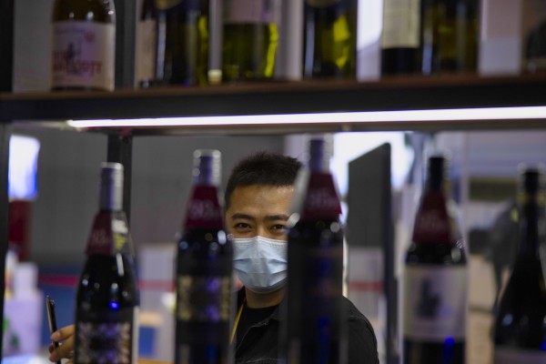 China officially applied duties of between 116.2 per cent and 218.4 per cent on Australian wines in containers of up to two litres in March 2021. Photo: EPA-EFE