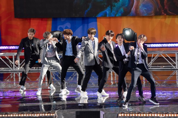 BTS perform on Good Morning America n New York City in 2019. Photo: Getty Images