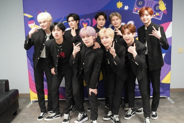 K-pop group Cravity backstage at KCON Chicago. They talk about playing live and their US debut. Photo: Jean Libert K-pop group Cravity backstage at KCON Chicago. They talk about playing live and their US debut. Photo: Jean Libert