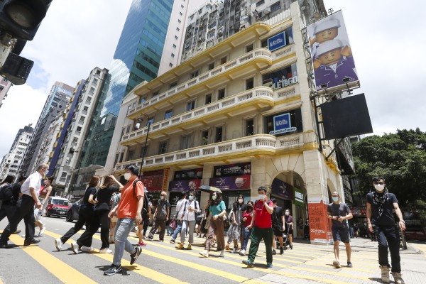 A historic four-storey verandah-type shophouse in Tsim Sha Tsui. Photo: SCMP A historic four-storey verandah-type shophouse in Tsim Sha Tsui. Photo: SCMP