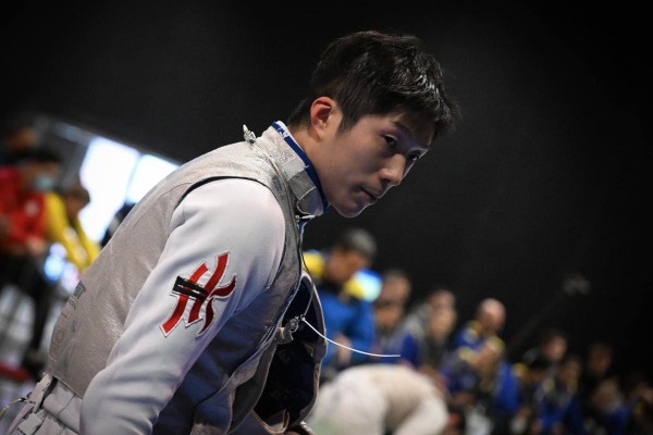 Newly crowned world No 1 fencer Edgar Cheung seen at the Belgrade World Cup in April. Photo: FIE