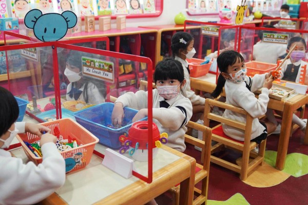Nearly 70 per cent of Hong Kong kindergartens polled recorded a drop in the number of applications for K1. Photo: Sam Tsang Nearly 70 per cent of Hong Kong kindergartens polled recorded a drop in the number of applications for K1. Photo: Sam Tsang