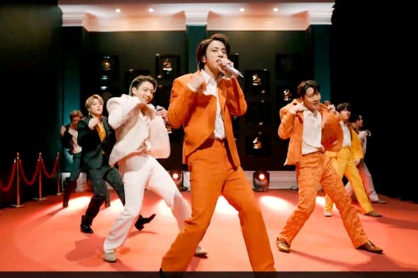 From left to right: RM, Jimin, Jungkook, Jin, J-Hope, Suga and V of BTS perform onstage during the 63rd Annual Grammy Awards last year. Photo: Screengrab via Getty Images for The Recording Academy/TNS From left to right: RM, Jimin, Jungkook, Jin, J-Hope, Suga and V of BTS perform onstage during the 63rd Annual Grammy Awards last year. Photo: Screengrab via Getty Images for The Recording Academy/TNS