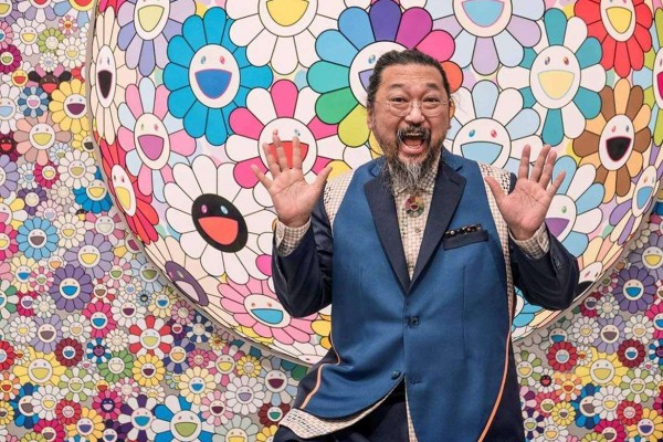 Takashi Murakami is known for his vibrant aesthetics in his art pieces. Photo: Luxurylaunches