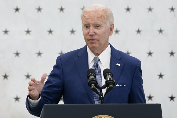 US President Joe Biden is expected to announce a decision soon on the lifting of some tariffs on Chinese imports. Photo: AP