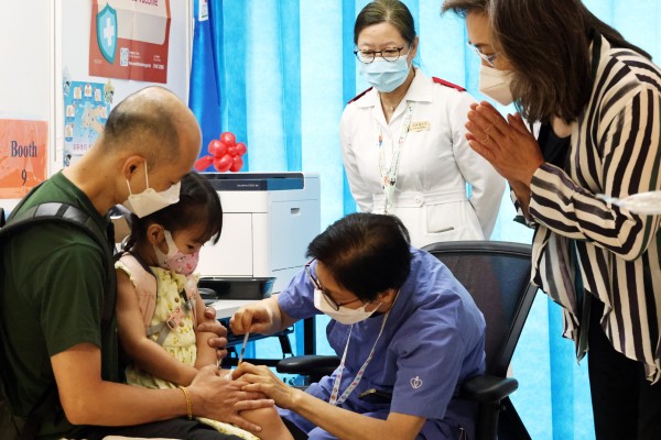 Hong Kong earlier this month eased the vaccination age limit for infants and toddlers. Photo: K. Y. Cheng