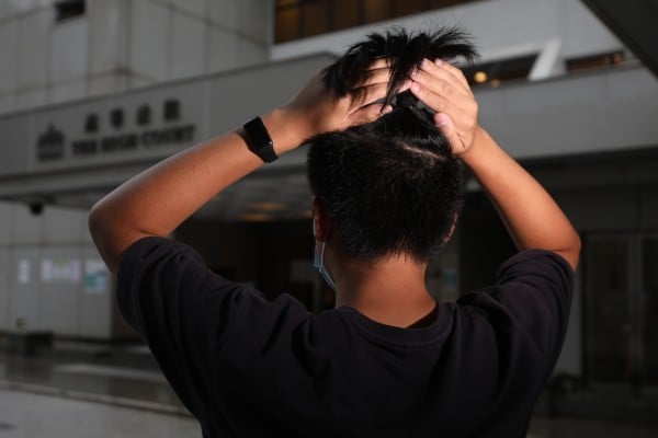 Oscar Wong Wing-hei recently lost a High Court bid for legal aid to challenge his school’s hair length rule. Photo: Xiaomei Chen
