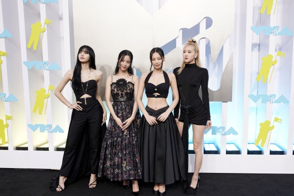 Blackpink at the 2022 MTV Video Music Awards in New York. The K-pop girl group have just dropped their second album, Born Pink. Photo: Reuters