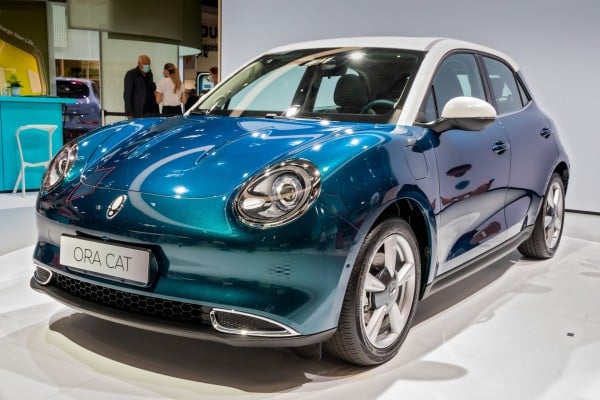 Great Wall Motor said it would sell 10 EV models in Europe by 2025, including the Ora Cat. Photo: Shutterstock