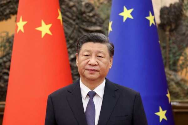 Chinese President Xi Jinping attends a meeting in Beijing with the European Council earlier this month. Photo: Reuters