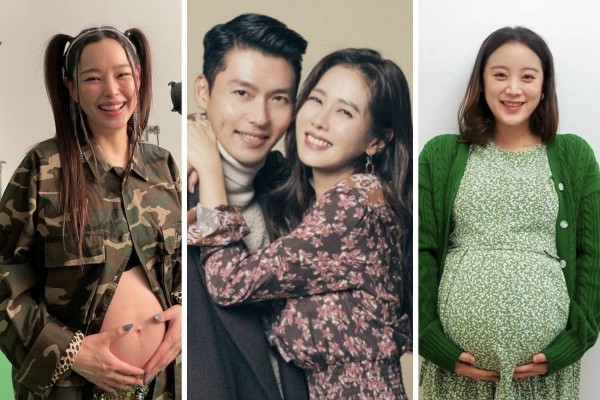 Korean stars Lee Hanee, Hyun Bin and Son Ye-jin, and Woo Hye-rim all became parents in 2022! Photos: @honey_lee32 @wg_lim/Instagram, TVN
