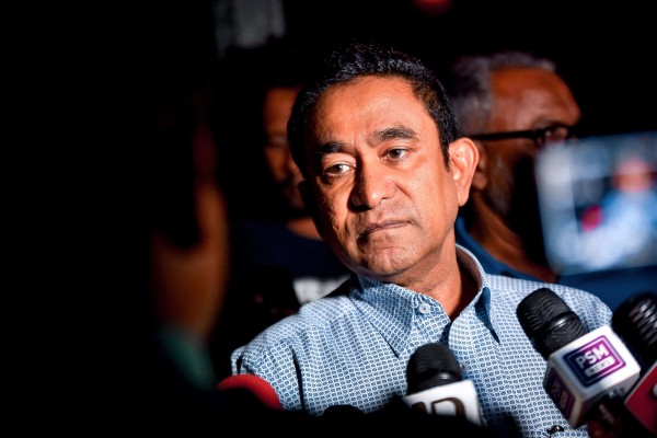Former Maldives president Abdulla Yameen has vowed to appeal against an 11-year jail sentence over corruption and money laundering, raising fears his “India Out” movement may gain momentum at a pivotal time. Photo: AFP
