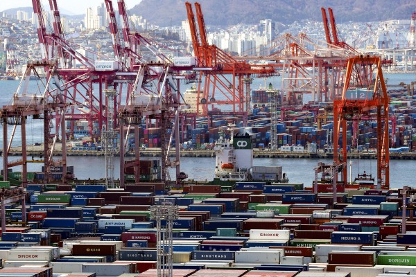 South Korea recorded a US$12.69 billion trade deficit in the first month of the year. Photo: AP