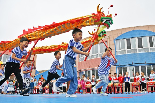 Private kindergartens are feeling the effects of China’s declining birth rate. Photo: Xinhua