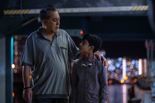 Anthony Wong (left) and Sahal Zaman in a still from The Sunny Side of the Street.