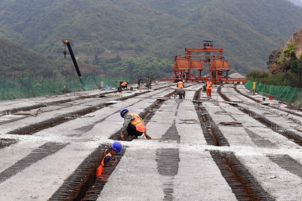 In a report published in February, the International Monetary Fund estimated that the total debt of China’s local government financing vehicles (LGFVs) had swollen to a record 66 trillion yuan this year (US$9.3 trillion), more than double 30.7 trillion yuan in 2017. Photo: Xinhua