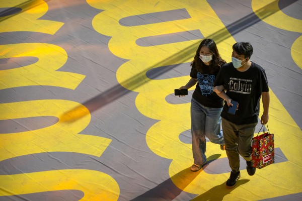 Caixin/S&P Global services purchasing managers’ index (PMI) rose to 57.1 in May from 56.4 in April, data released on Monday showed. Photo: AP