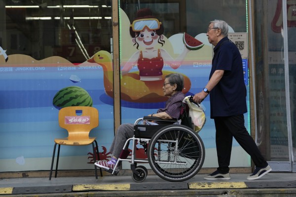 China had 209.78 million people aged over 65 last year, accounting for 14.9 per cent of the population, up from 200 million in 2021, according to official data. Photo: AP