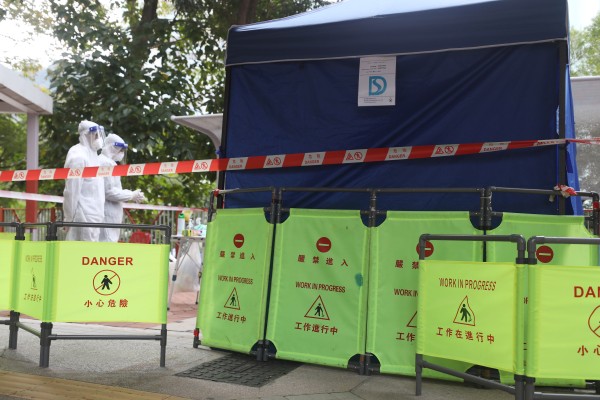 A sewage monitoring site in operation, which can help detect the coronavirus and other infections such as flu. Photo: Xiaomei Chen