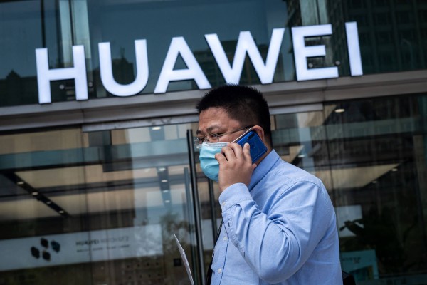 A Huawei shop in Beijing. Photo: AFP