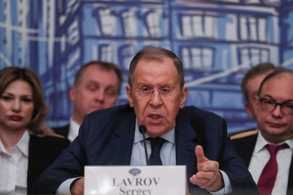 Russian Foreign Minister Sergey Lavrov in Moscow on Wednesday. Photo: AFP