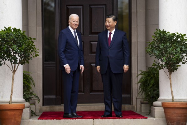 US President Joe Biden and his Chinese counterpart Xi Jinping at the Filoli Estate in Woodside, California, ahead of their meeting on Wednesday. Photo: AP