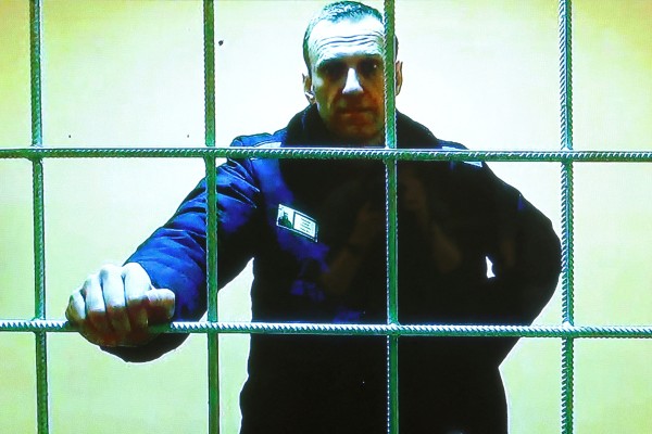 Russian opposition leader Alexei Navalny apparently fainted while in jail. Photo: Reuters