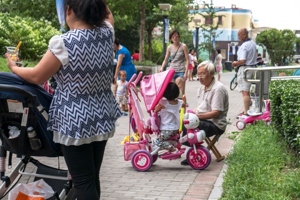 Grandparents remain a major, and usually free, caregiving option for Chinese parents. Photo: Getty Images. Photo: Getty Images