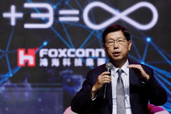 Foxconn CEO Liu Young-way has been chosen to receive India’s third-highest civilian honour. Photo: EPA-EFE
