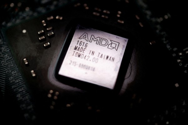 A graphics processing unit from Advanced Micro Devices. Photo: Reuters