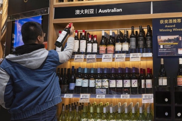 Australia is pushing to have tarrifs on wine and other agricultural products lifted. Photo: EPA-EFE