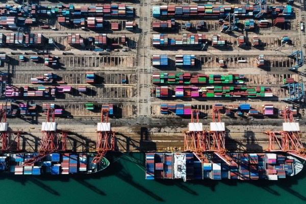 China’s place in global trade is changing rapidly as a result of US-led restrictions and efforts towards a broader decoupling. Photo: AFP