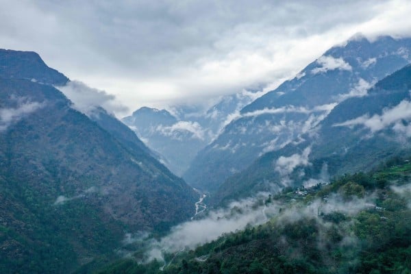 A valley near the disputed Indo-Chinese border in India’s Arunachal Pradesh state, which Beijing calls Zangnan and claims as part of the Tibetan autonomous region. Photo: AFP