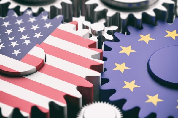EU and US officials hope to further cooperation on tech and trade stances to counter China. Image: Shutterstock