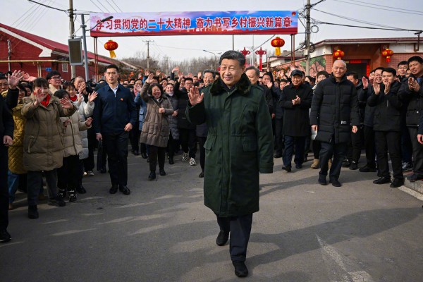 President Xi Jinping, whose inspection trips regularly include community work sites, has called on party cells at the community level to become real “fortresses” and build a real connection with people on the ground. Photo: Weibo/Xinhua