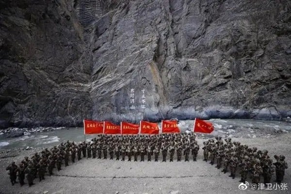 Chinese state media commemorates the second anniversary of the deadly Galwan Valley clash with India, in June 2022. The two militaries are seeking full disengagement at the disputed borders. Photo: Weibo