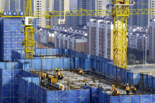 Property investment in China slumped by 9 per cent year on year in combined figures for January and February. Photo: Getty Images